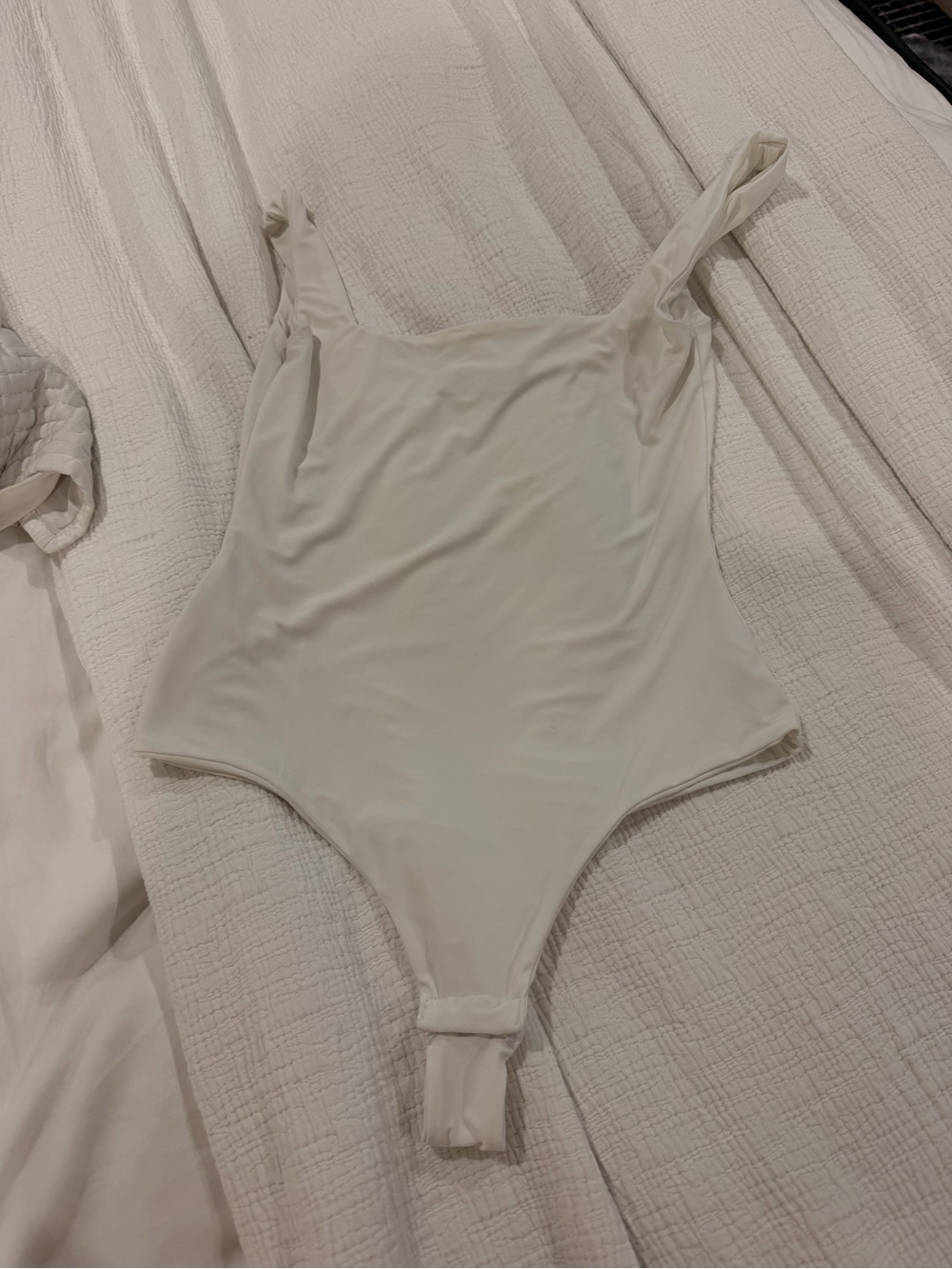 PrettyLittleThing Cream Girls One-Piece Bodysuit
